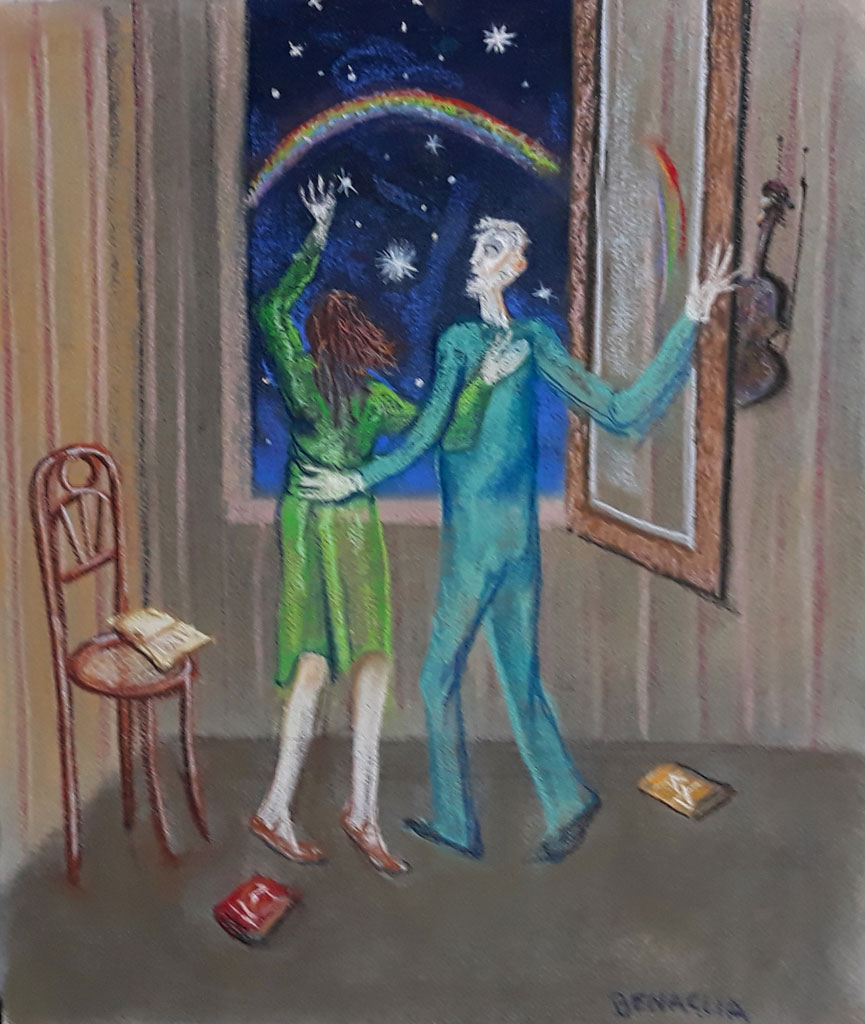 2020---riuscirono-a-rivedere-la-stella-(pastello-60x50)